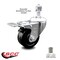 Service Caster 3 Inch Phenolic Swivel 1/2 Inch Threaded Stem Caster with Total Lock Brake SCC SCC-TSTTL20S314-PHR-121315 - alternate 2